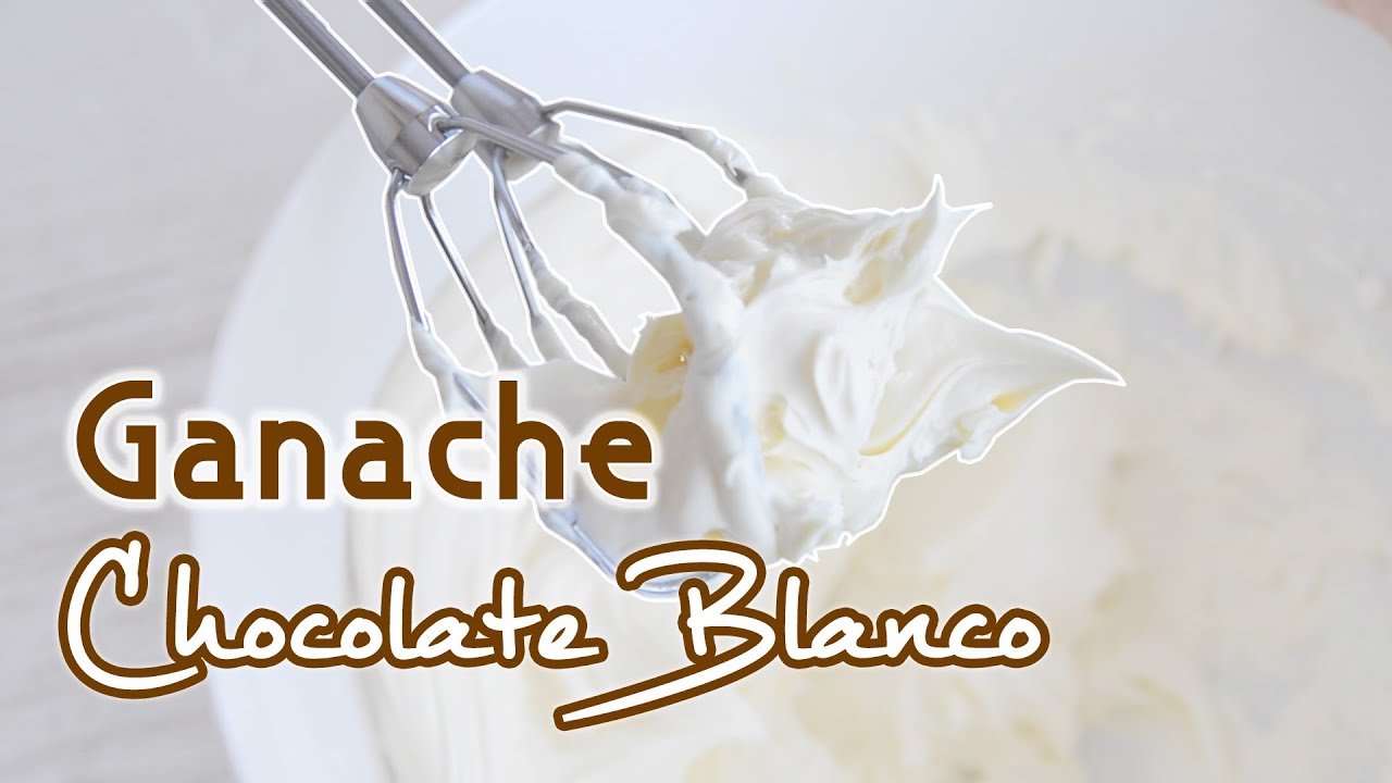 Cobertura de ganache de chocolate blanco