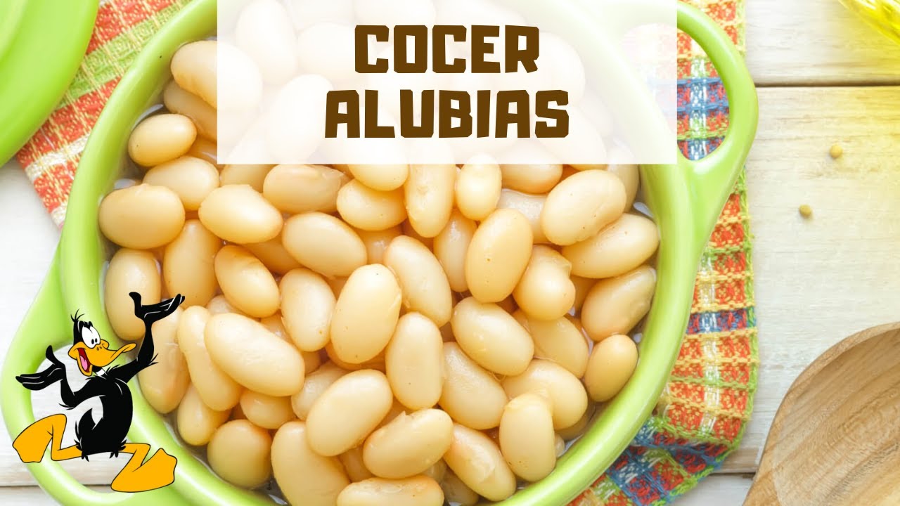 Cocción de judías blancas en agua fría
