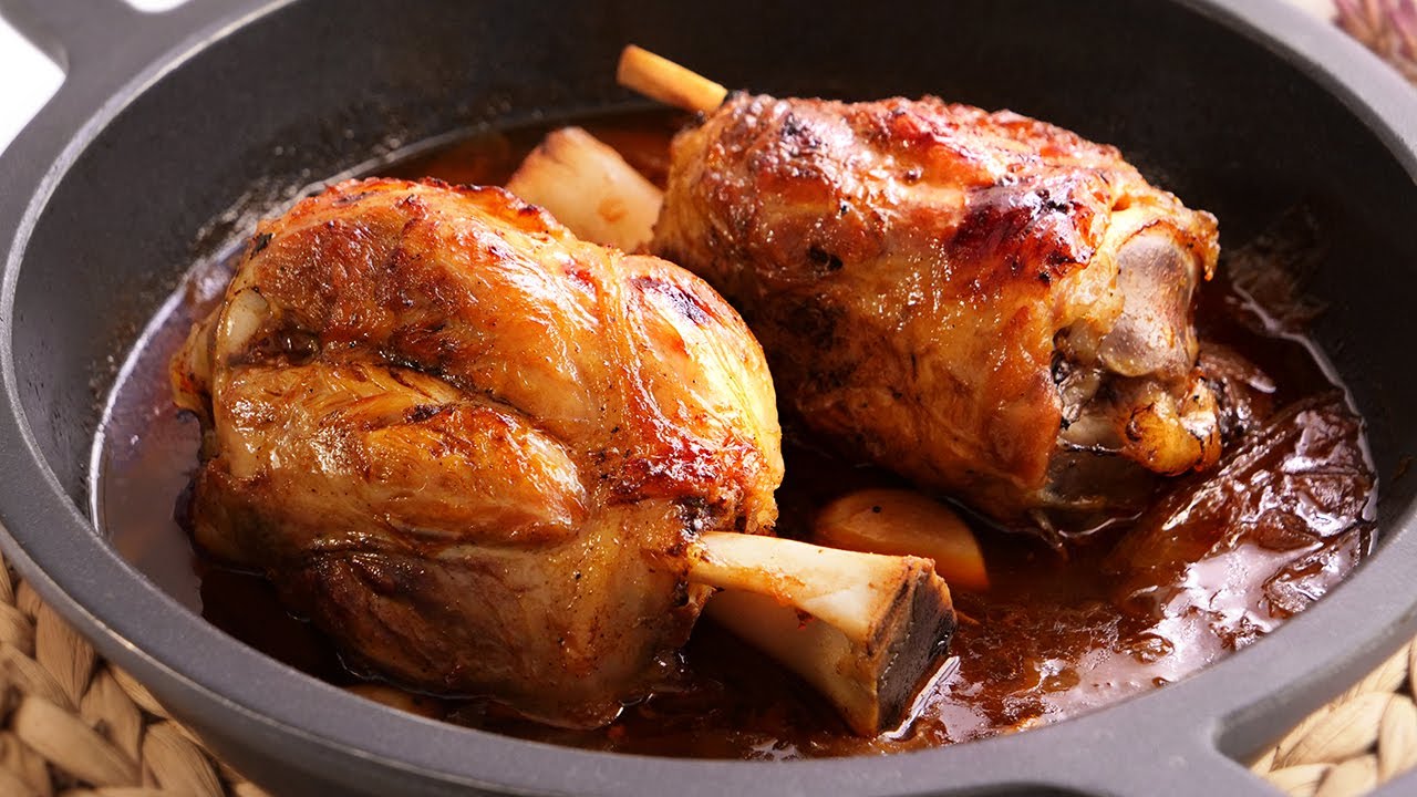 Codillo de cerdo al horno: receta deliciosa y fácil