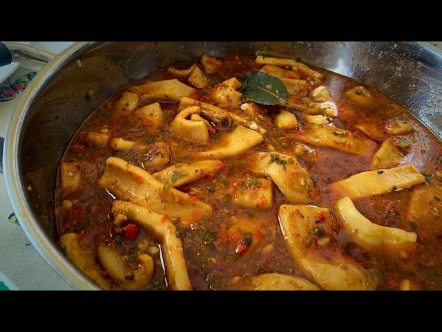 Cómo cocinar pota en olla express