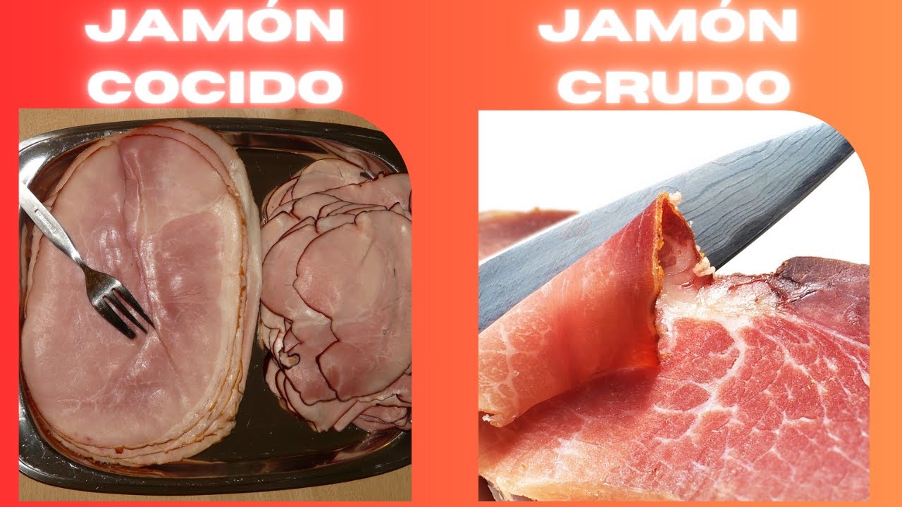 Diferencia entre lacon y jamón asado