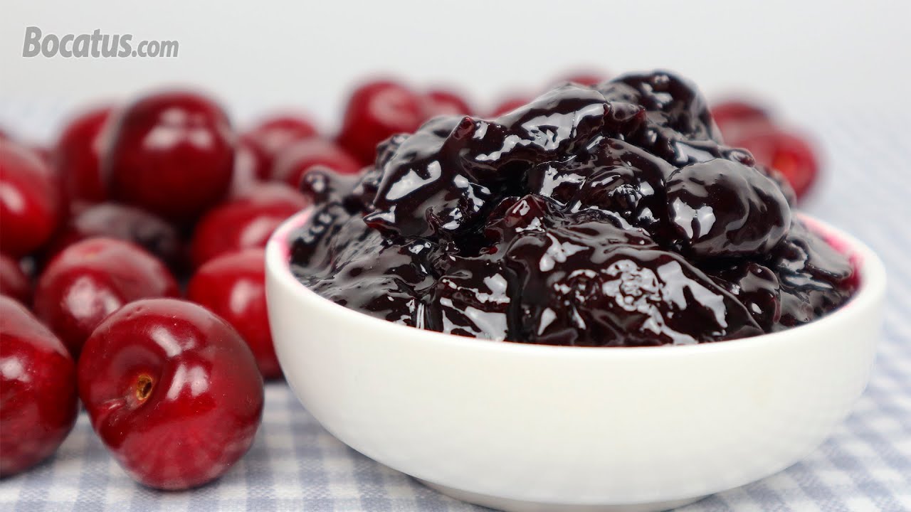 Elaboración de mermelada casera de cereza