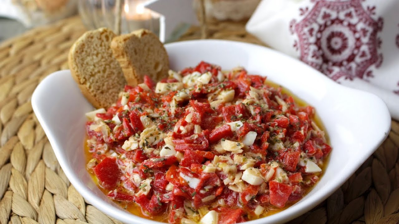 Ensalada de Atún con Pimientos Rojos