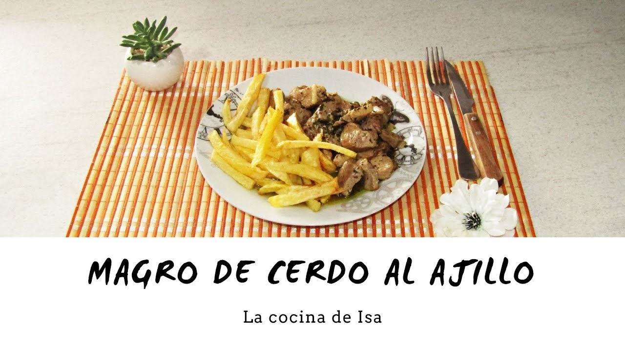 Magro de cerdo en salsa utilizando una olla express