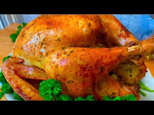 Pavo horneado con patatas