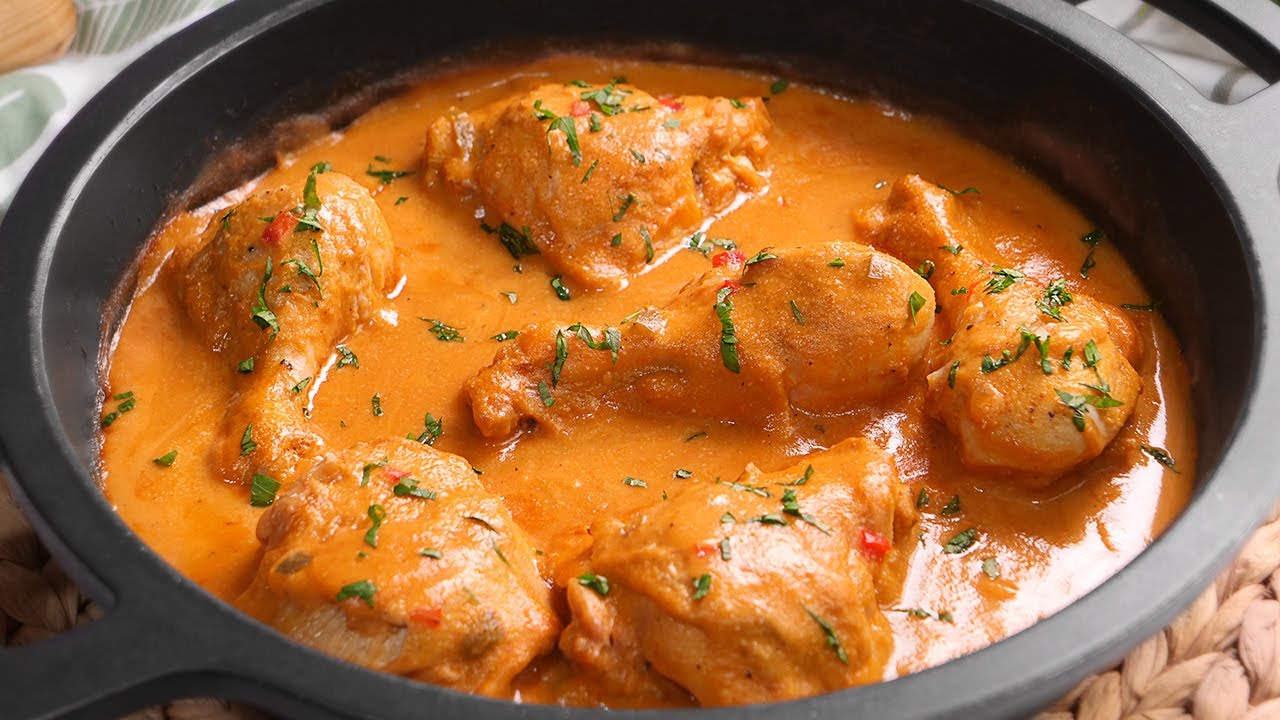 Pollo en salsa con receta de la abuela Carmen