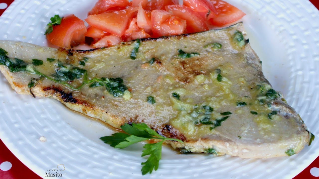 Preparación de emperador a la plancha con limón