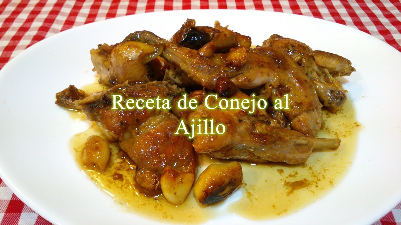 Receta de conejo al ajillo tradicional de la abuela