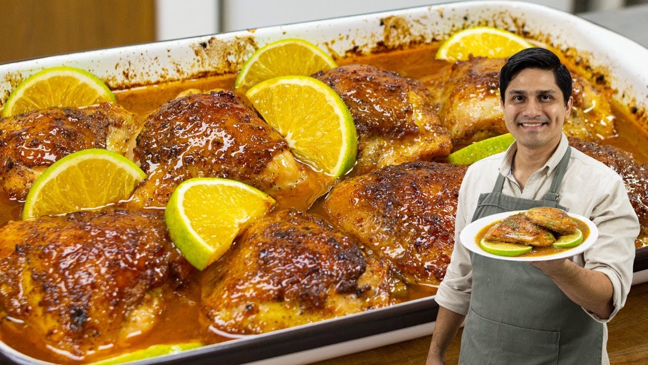 Receta de pollo a la naranja al estilo tradicional familiar