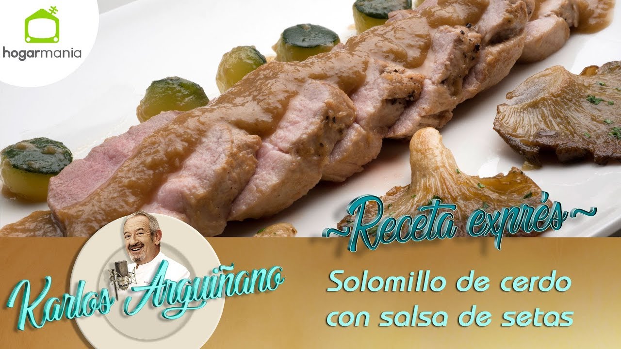 Solomillo con salsa de Pedro Ximénez por Karlos Arguiñano