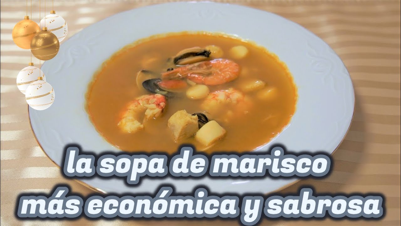 Sopa de marisco congelado