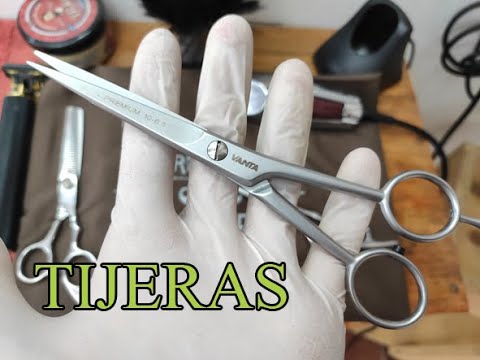 tipos de tijeras para cortar el pelo