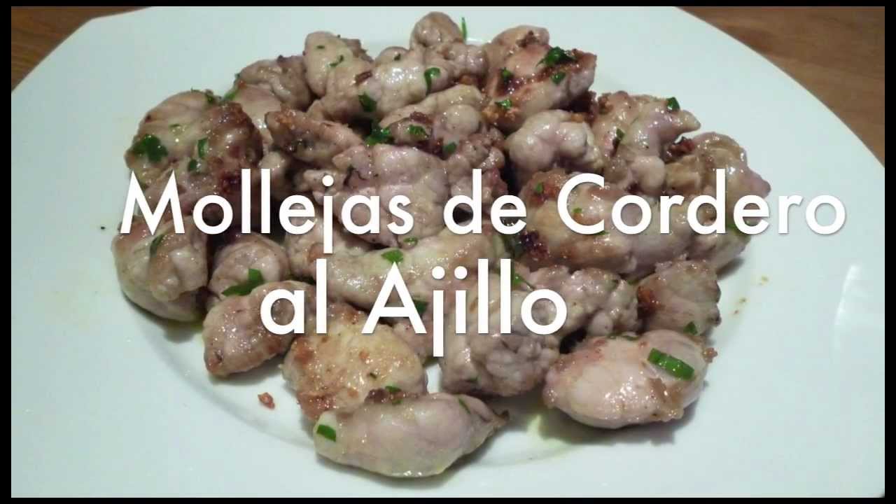 ¿De qué parte es la molleja de cordero?