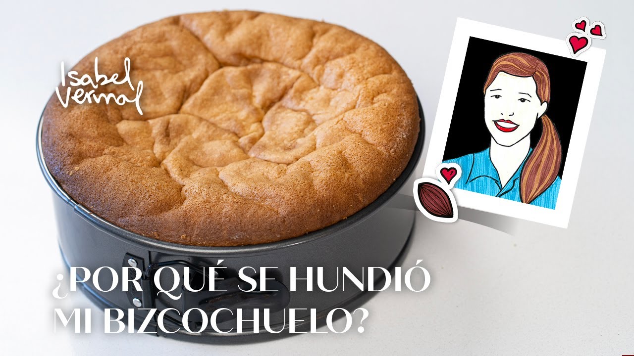 ¿Por qué mi bizcocho de yogur se hunde?