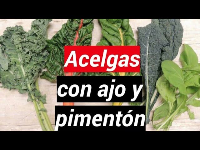 Acelgas salteadas con ajo y pimentón