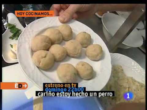 Albóndigas de sepia en salsa marinera