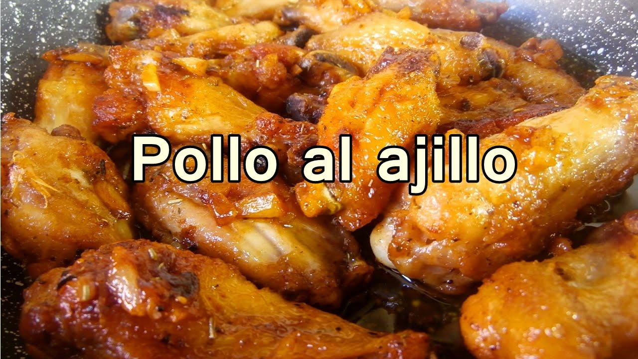 Alitas de pollo con ajo y limón