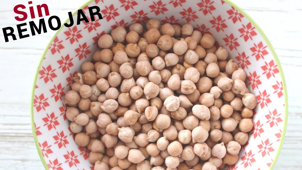 Cómo cocer garbanzos sin remojo en olla a presión