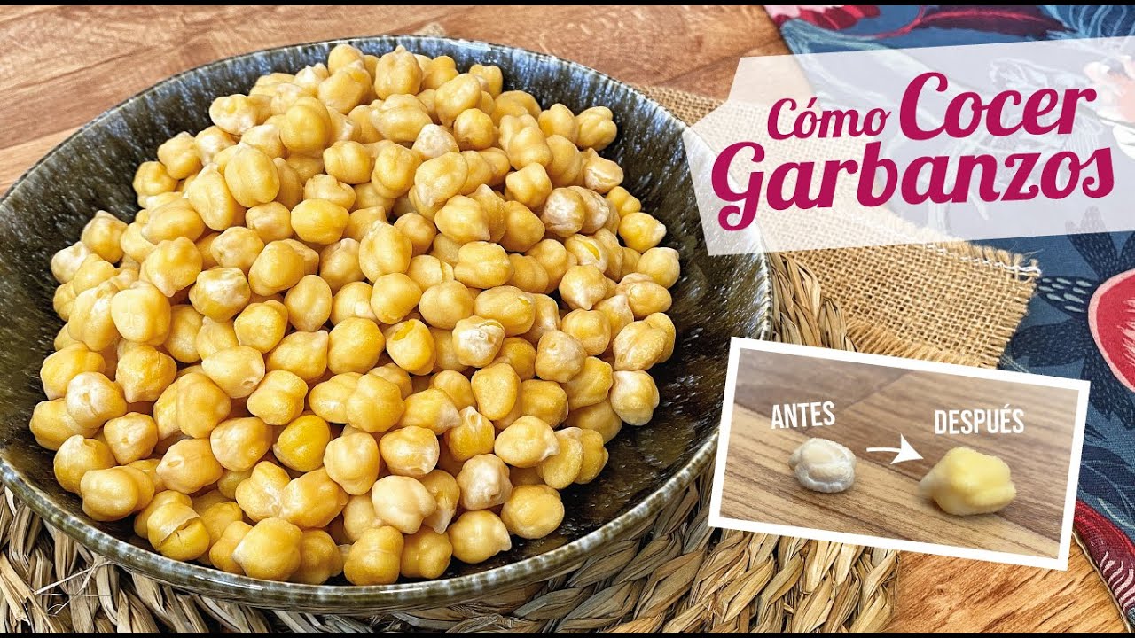 Cómo cocinar garbanzos para que queden suaves
