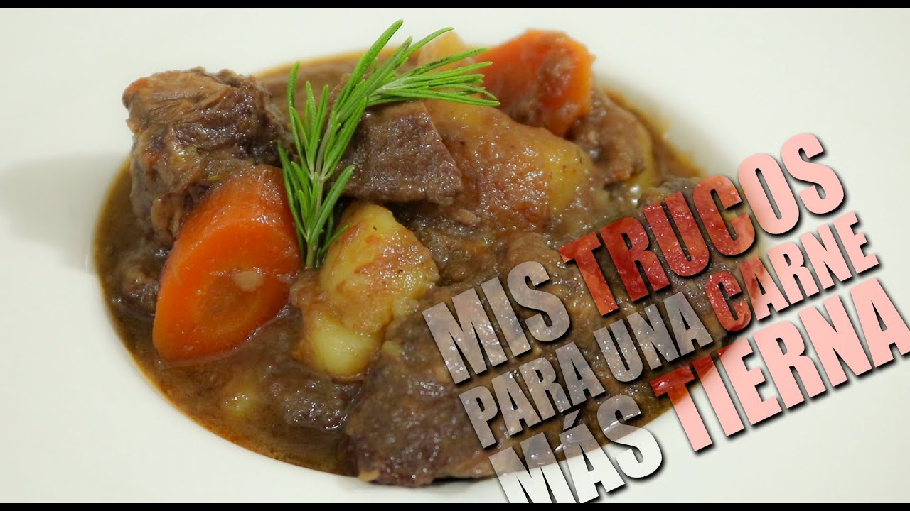 Cómo lograr que la carne de ternera guisada quede jugosa y tierna