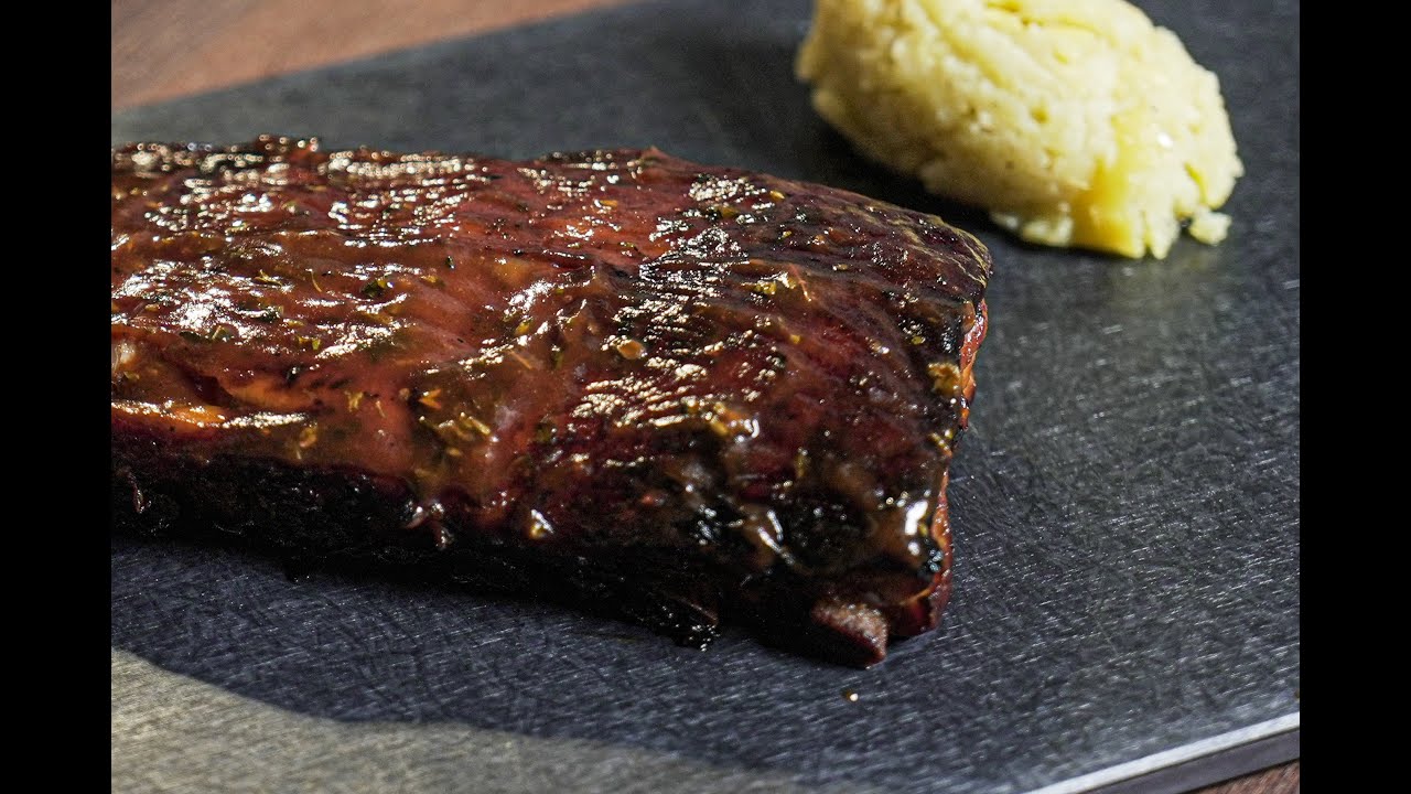 Costillar de cerdo con miel al horno por los hermanos Torres