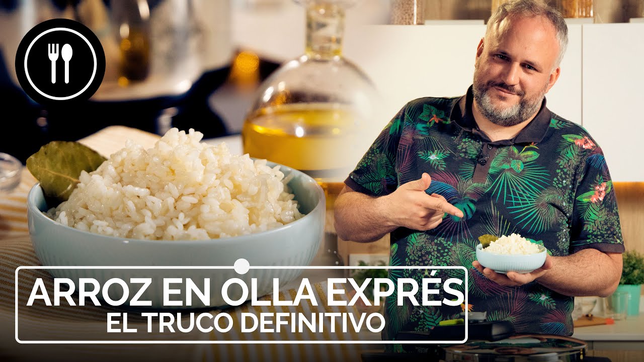 Duración de cocción del arroz en olla a presión
