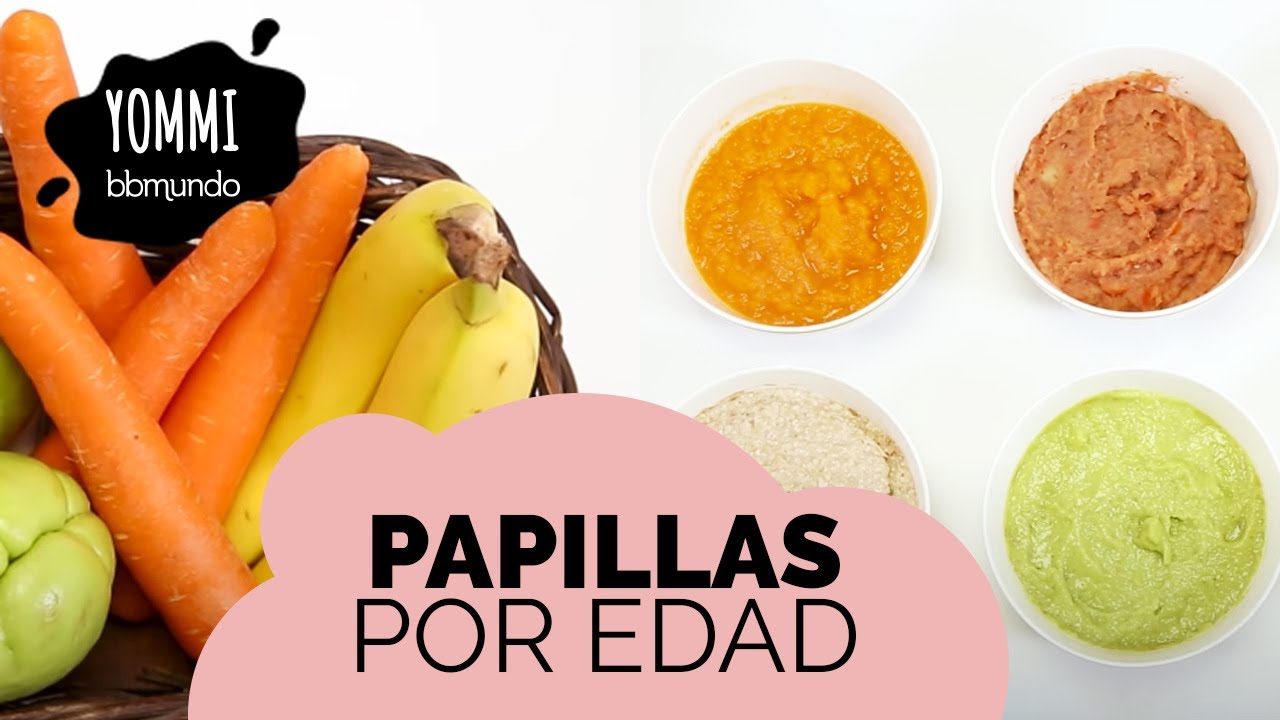 Papillas de tortitas para bebés de 6 meses