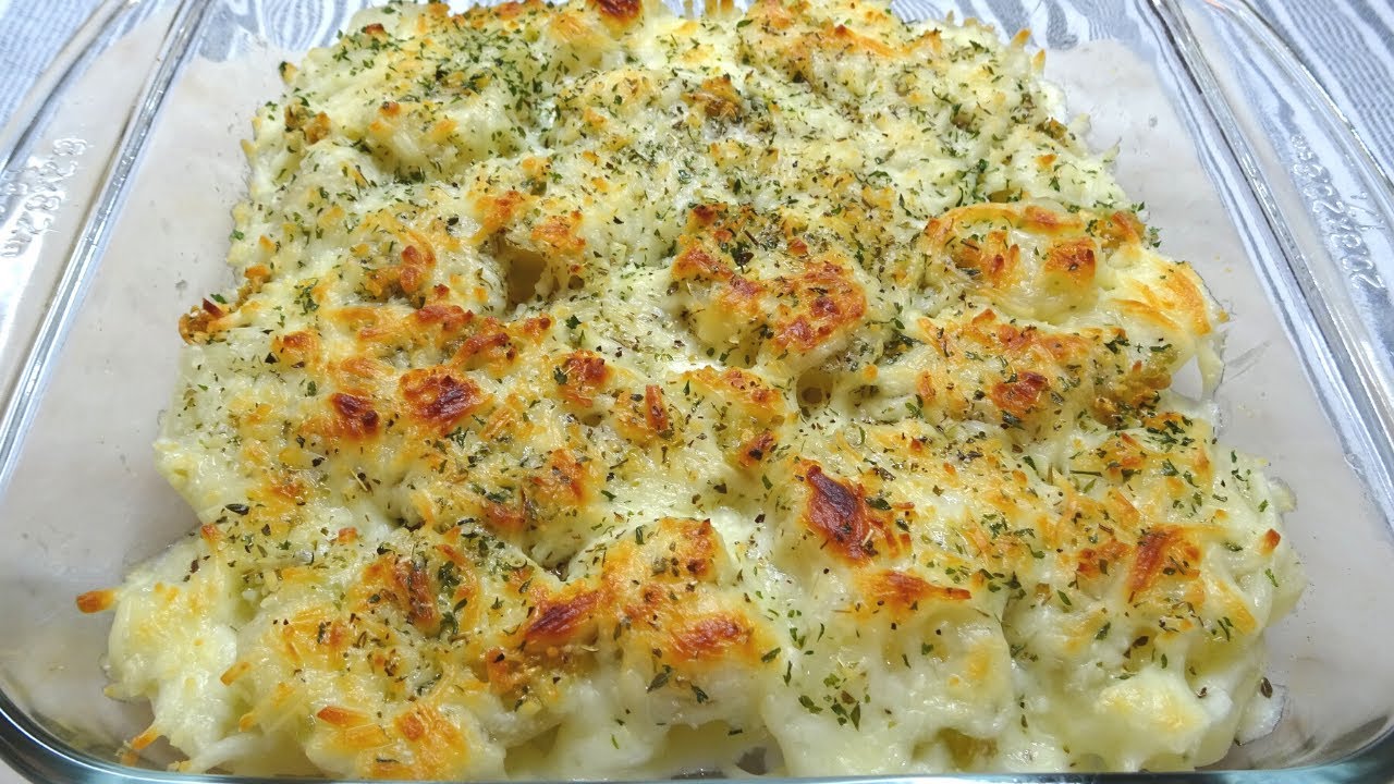Patatas gratinadas al horno con queso