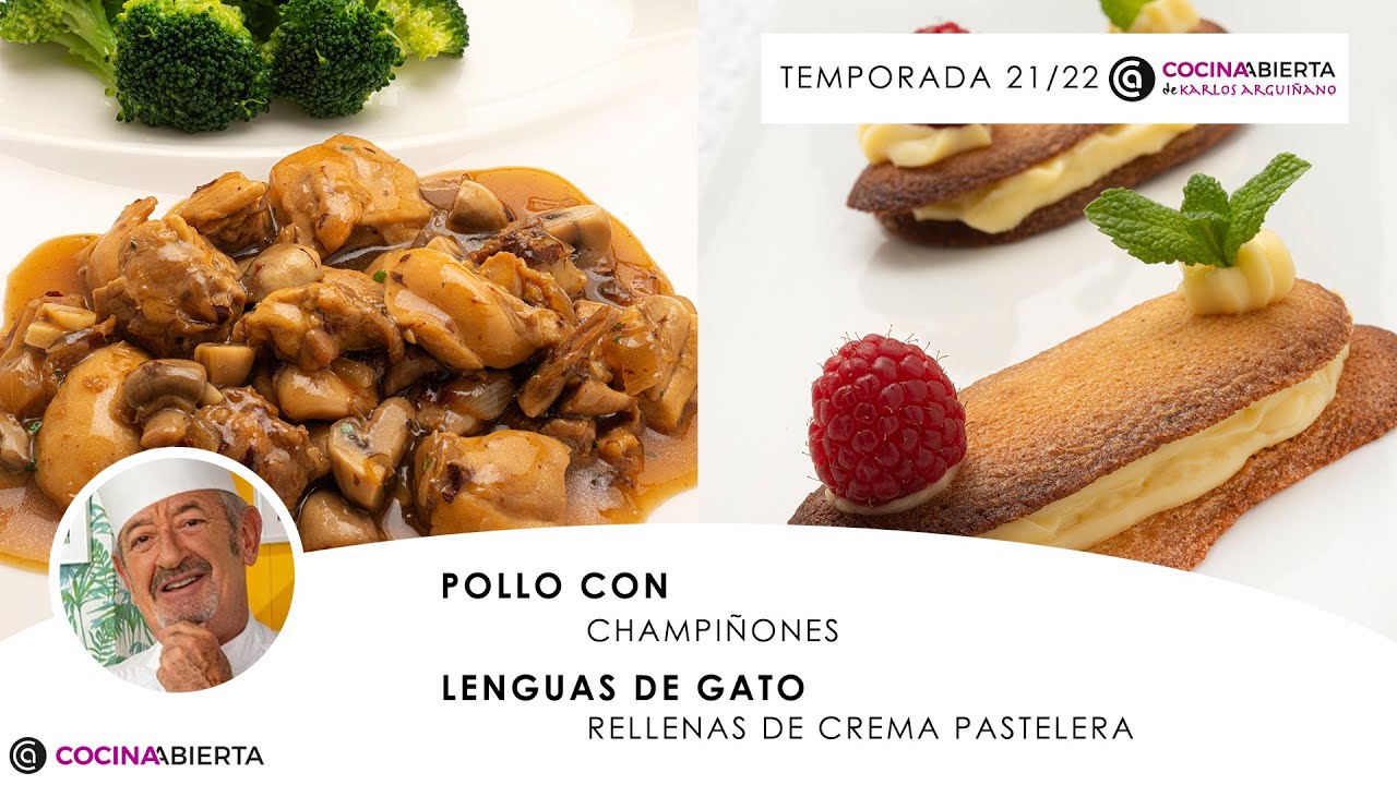 Pollo con champiñones al estilo de Karlos Arguiñano