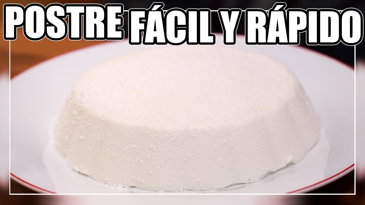 Postres de coco rallado para disfrutar sin necesidad de usar el horno