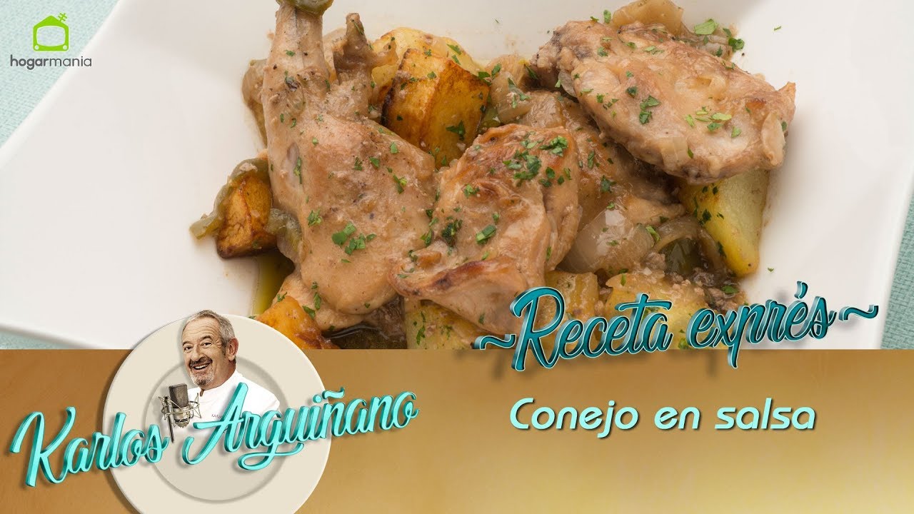 Preparación de Conejo al Ajillo al estilo de Karlos Arguiñano