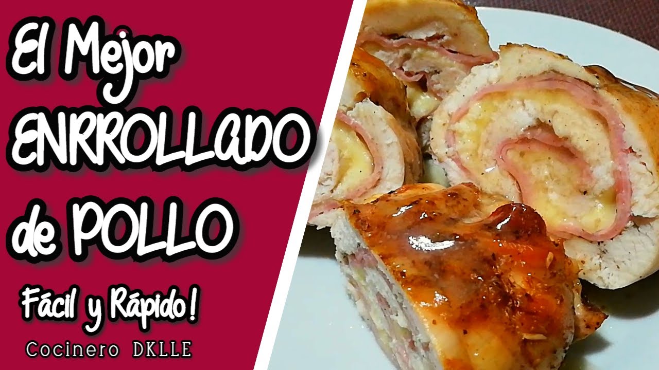 Preparación de Rollos de Pollo Rellenos al Horno