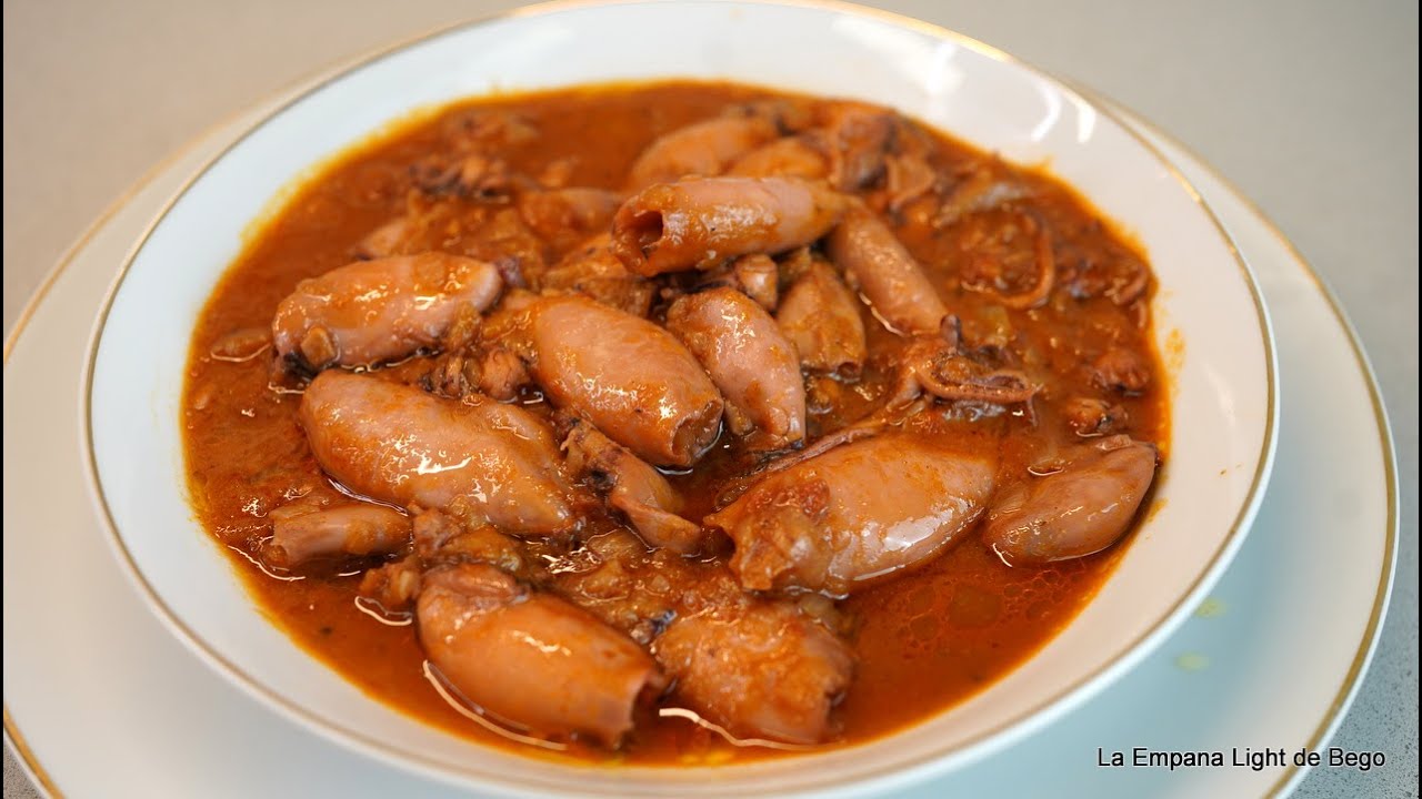 Preparación de chipirones en salsa: paso a paso