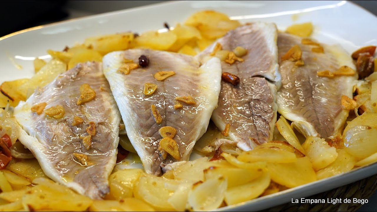 Preparación de filetes de dorada al horno
