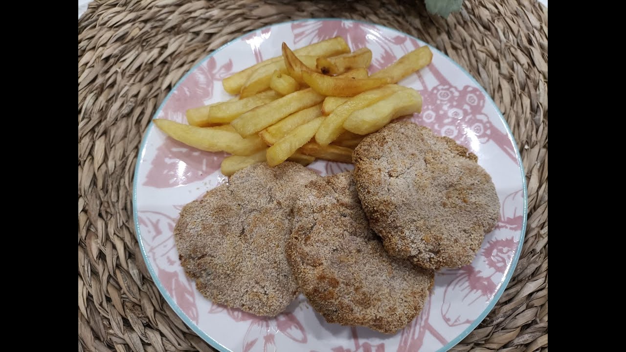 Preparación de filetes rusos utilizando una freidora de aire