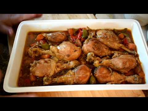 Preparación rápida de muslos de pollo en olla express