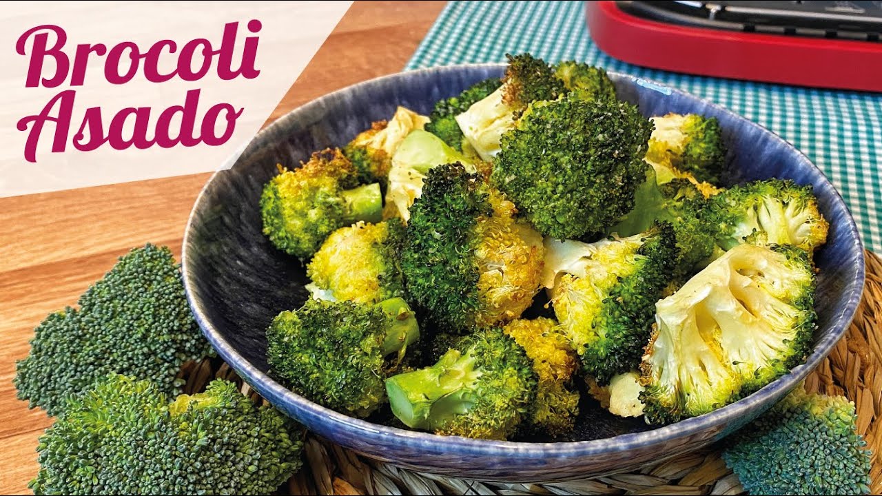 Preparando brócoli con la freidora de aire Cosori