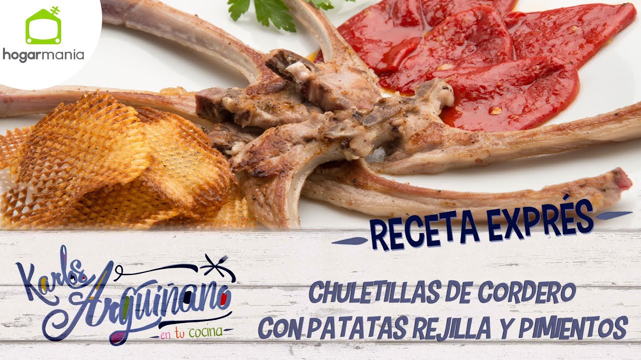 Receta de Chuletas de Cordero al Horno por Arguiñano