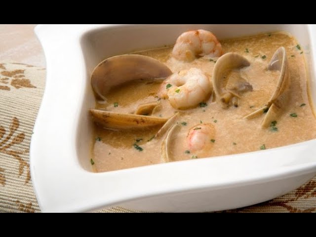 Receta de crema de pescado y marisco al estilo de Karlos Arguiñano