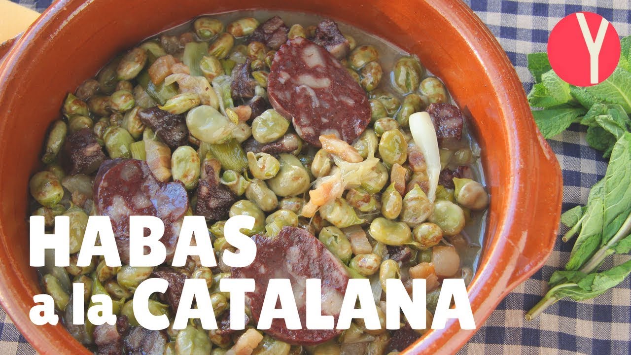 Receta de habas a la catalana