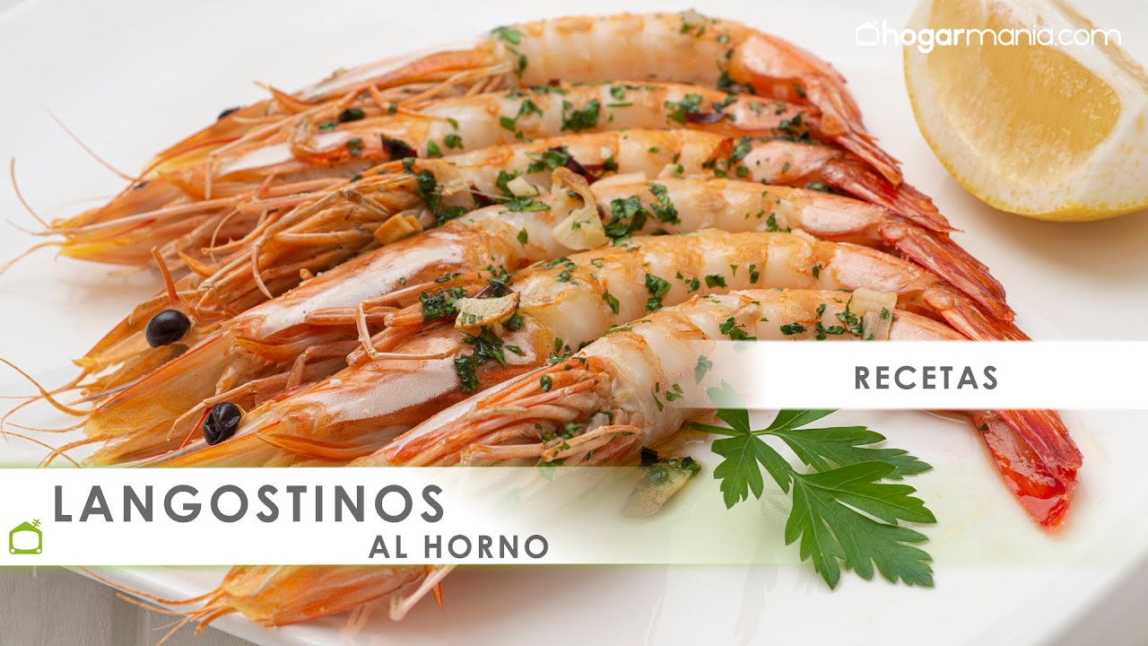 Receta de langostinos al horno con brandy al estilo Arguiñano