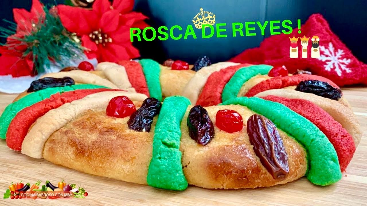 Rosca de reyes sin gluten ni azúcar