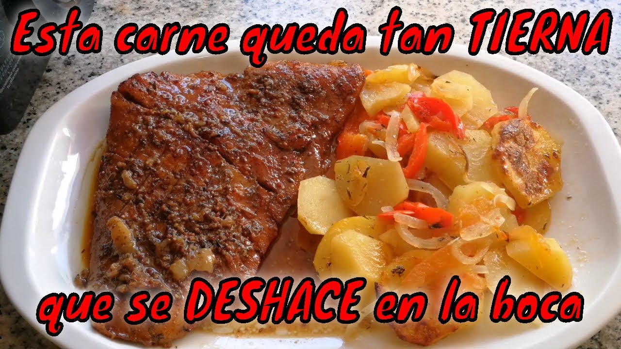 Secreto de cerdo en salsa de cerveza y miel