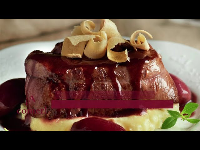 Solomillo de ternera con foie en salsa Pedro Ximénez