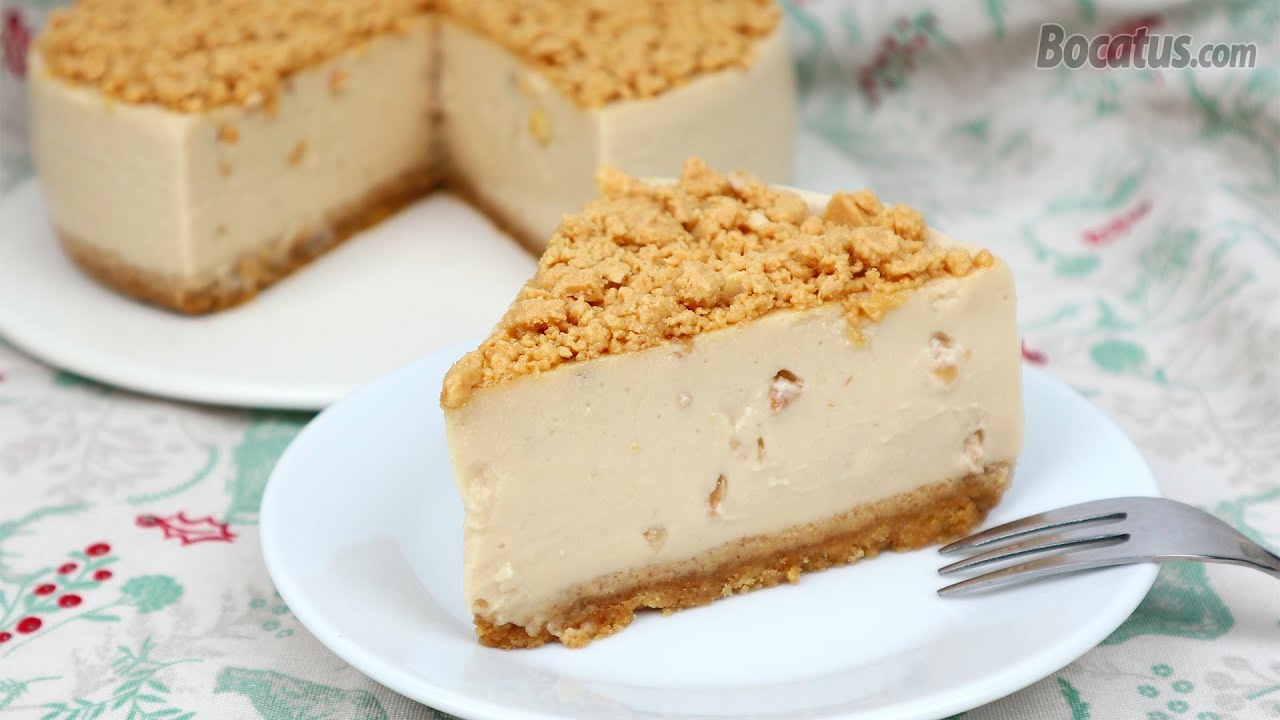 Tarta de turrón con cuajada alternativa sin nata