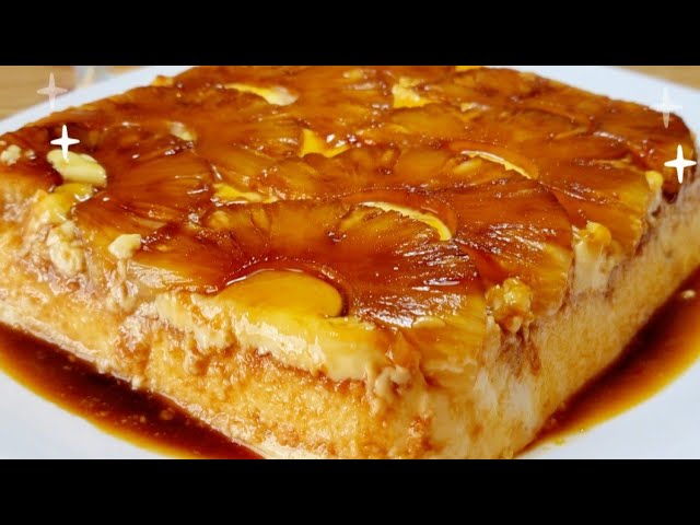 Tarta fría de piña con sobaos
