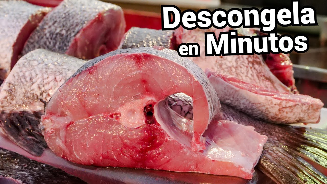 ¿Cuánto tiempo tarda en descongelarse el pescado?