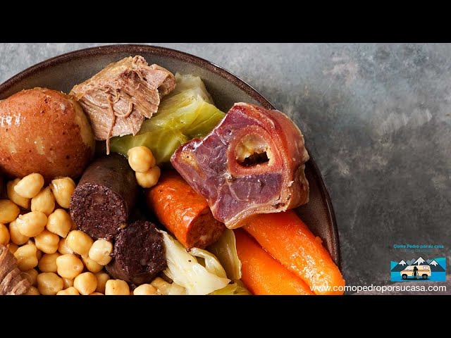 ¿En qué momento se añaden los garbanzos de bote al cocido?