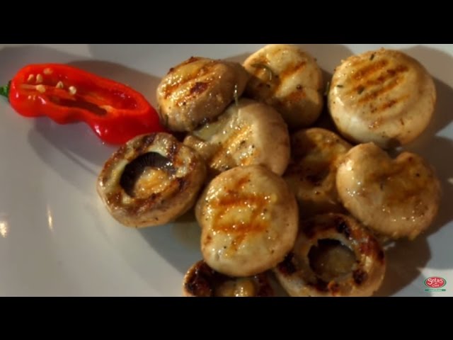 Aliño para champiñones a la parrilla