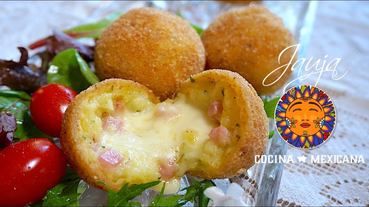 Bolas de patata rellenas de jamón y queso: una deliciosa combinación